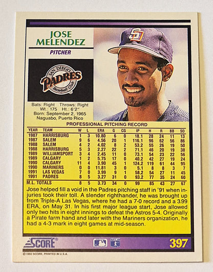 Bewertung '92 Julio Machado Milwaukee Brewers Relief Pitcher #353 Baseballkarte Nahezu Neuwertig