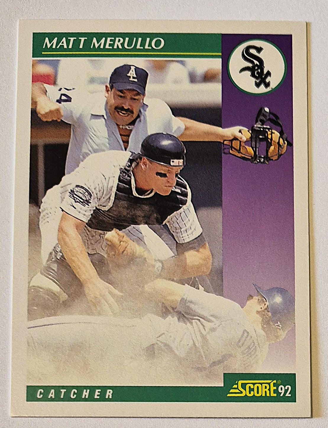 Merullo Matt Chicago White Sox Catcher #367 Score '92 Baseball Card