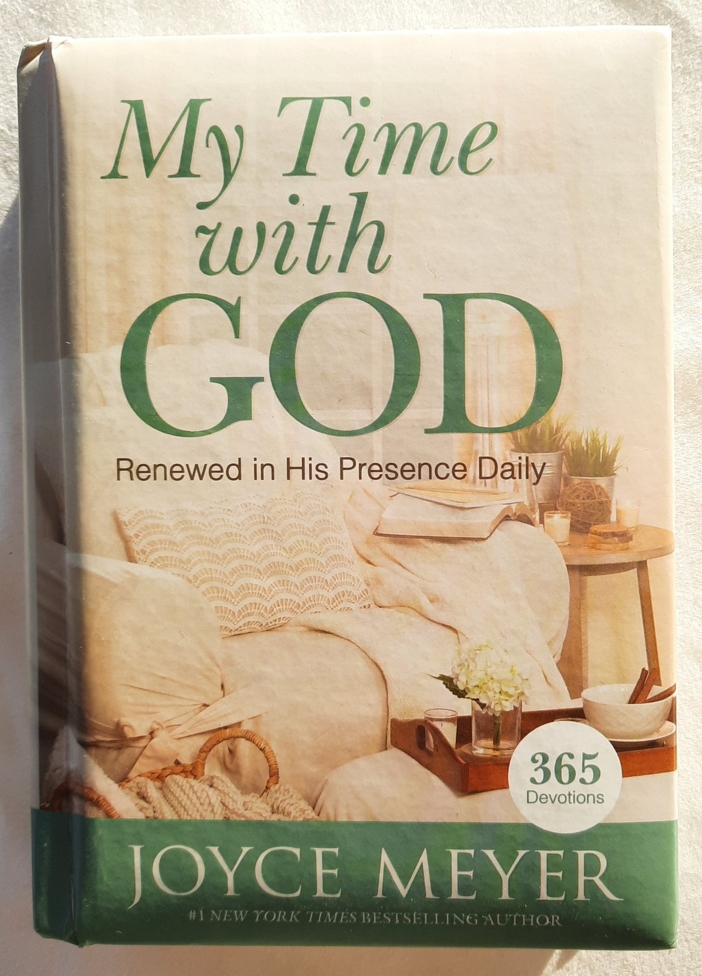 My Time with God: Renewed in His Presence Daily by Joyce Meyer (Very good, 2017, HC, 387 pages, Faith Words)