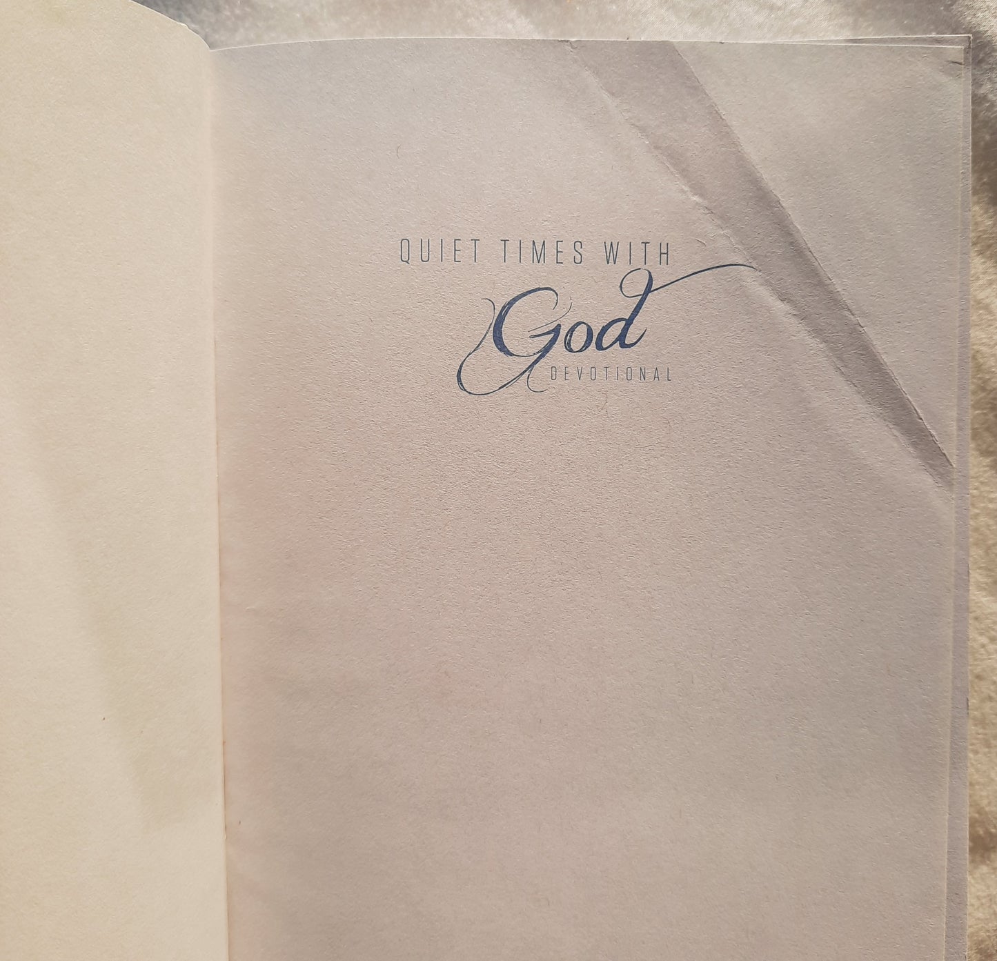 Quiet Times with God Devotional by Joyce Meyer (Acceptable, 2020, HC, 365 pages, Faith Words)