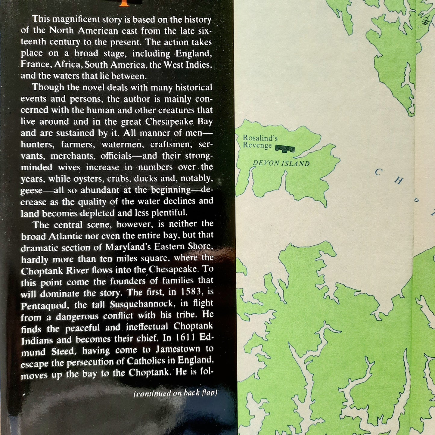 Chesapeake by James A. Michener (Good, HC, 1978, Random House, 865 pgs)