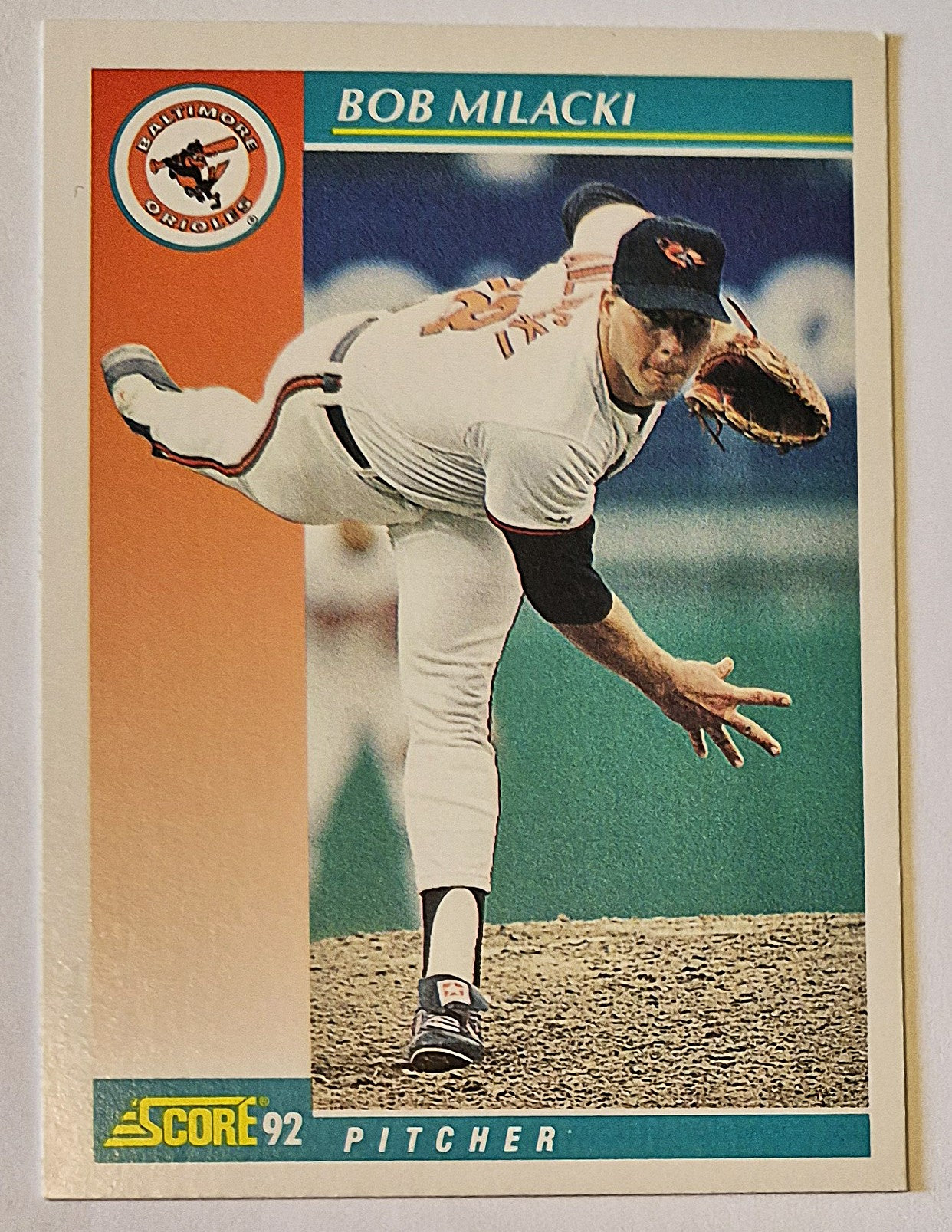 Bewertung '92 Julio Machado Milwaukee Brewers Relief Pitcher #353 Baseballkarte Nahezu Neuwertig