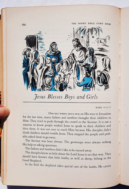 The Moody Bible Story Book (Good, 1953, HC, 639 pages, Moody Press)