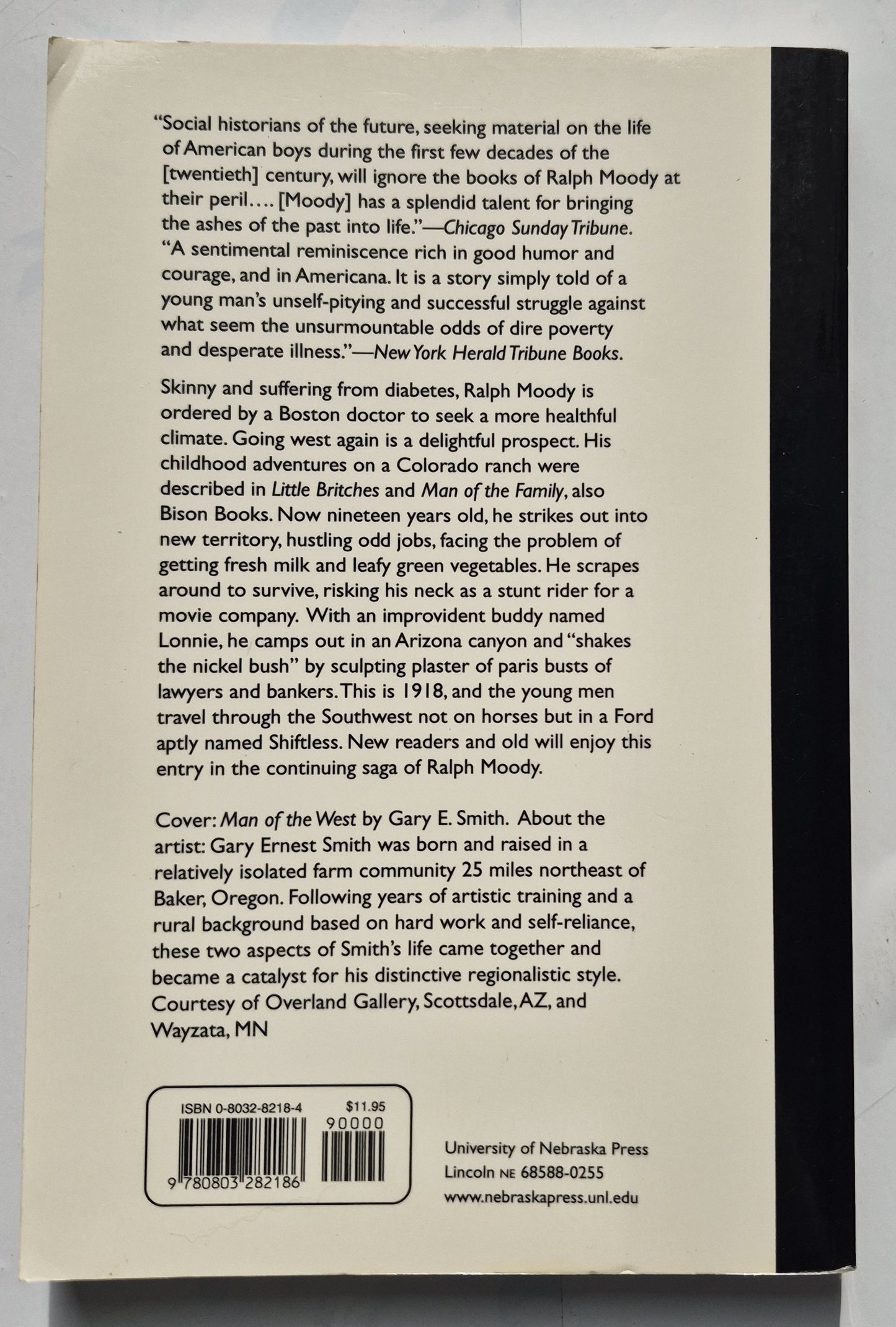 Shaking the Nickel Bush von Ralph Moody (Little Britches #6, Sehr gut, 1994, Taschenbuch, 236 Seiten, University of Nebraska Press)