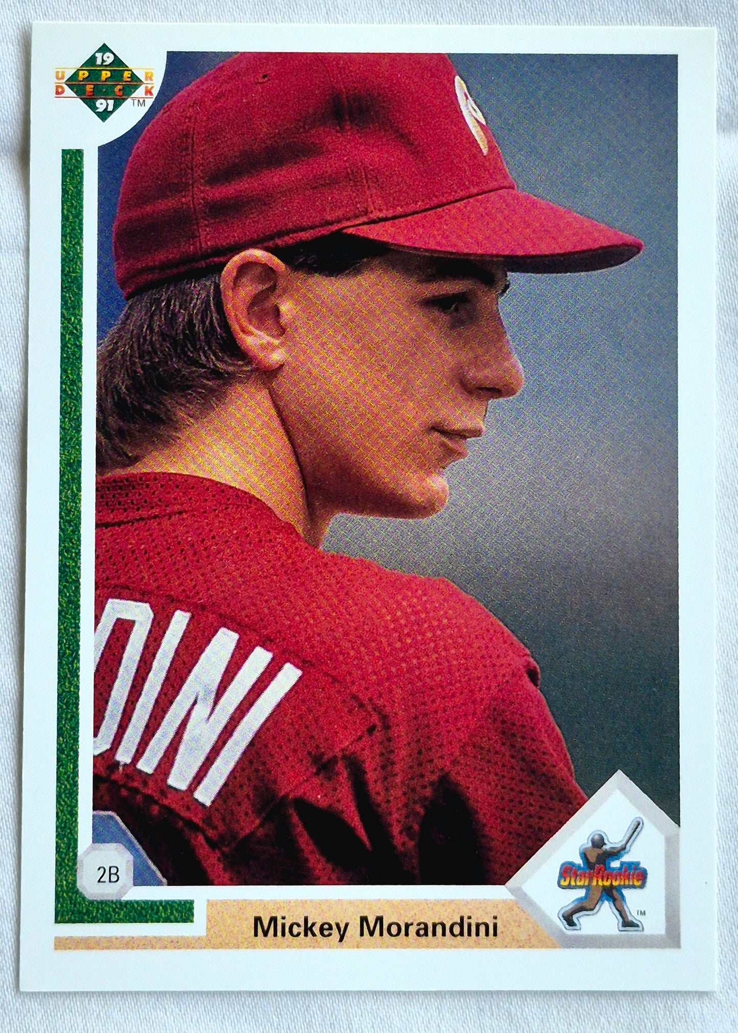 Morandini Mickey Phillies 2nd Base #18 Star Rookie Upper Deck 1991 Baseball Card