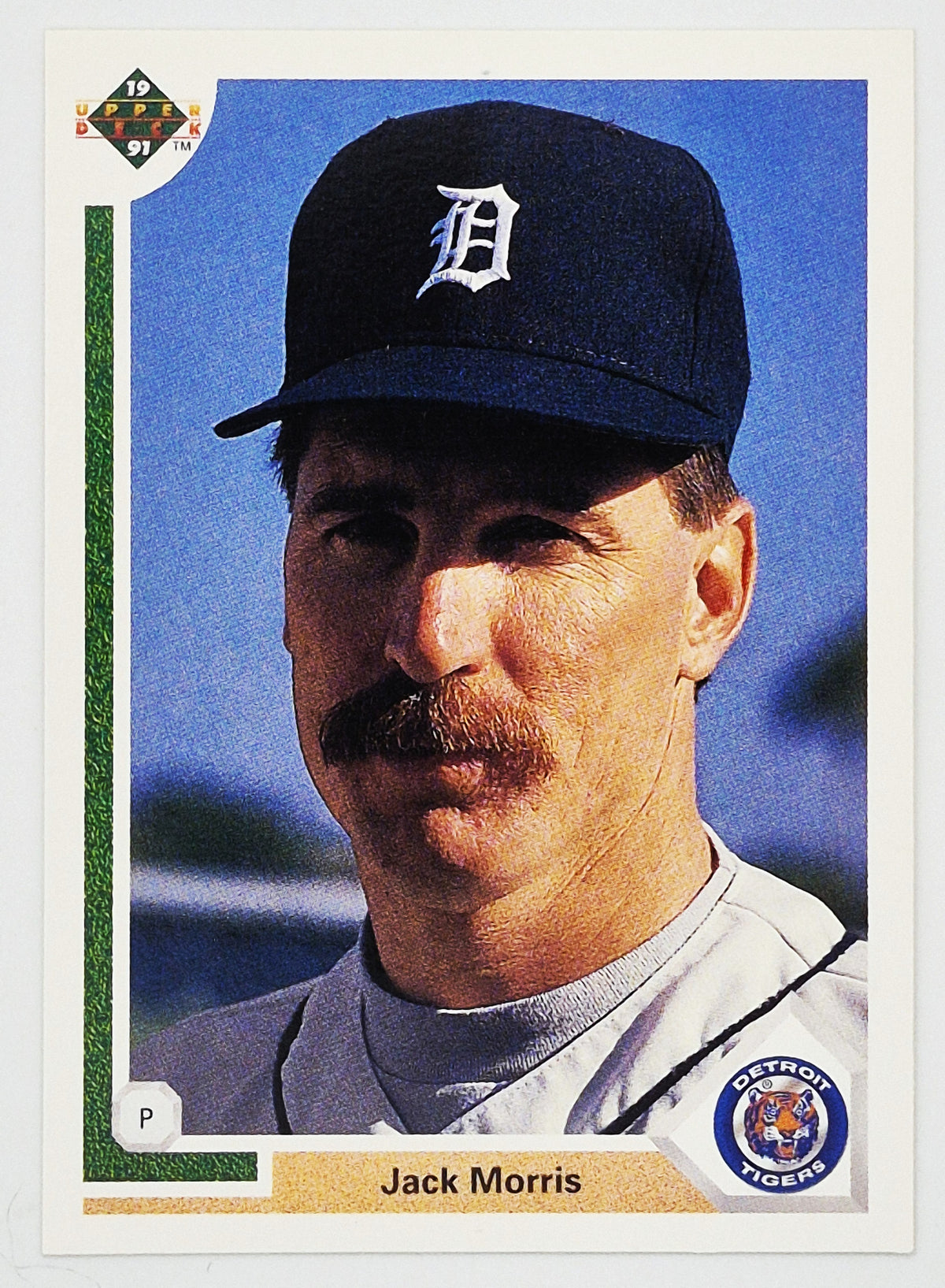 Morris Jack Detroit Tigers Pitcher #336 Upper Deck 1991 Tarjeta de Béisbol