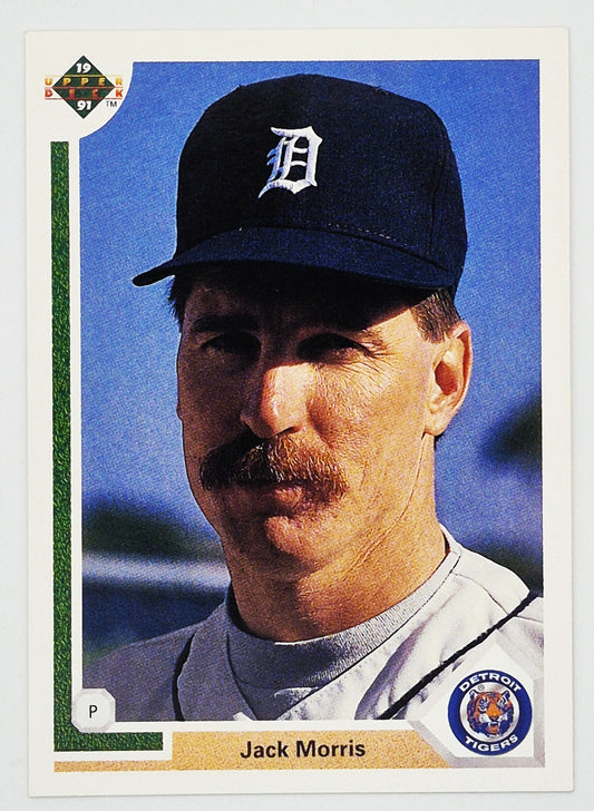 Morris Jack Detroit Tigers Pitcher #336 Upper Deck 1991 Baseball Card