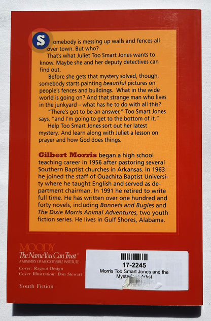 Too Smart Jones and the Mysterious Artist by Gilbert L. Morris (New, 2000, Pbk, 118 pages, Moody Pub.)