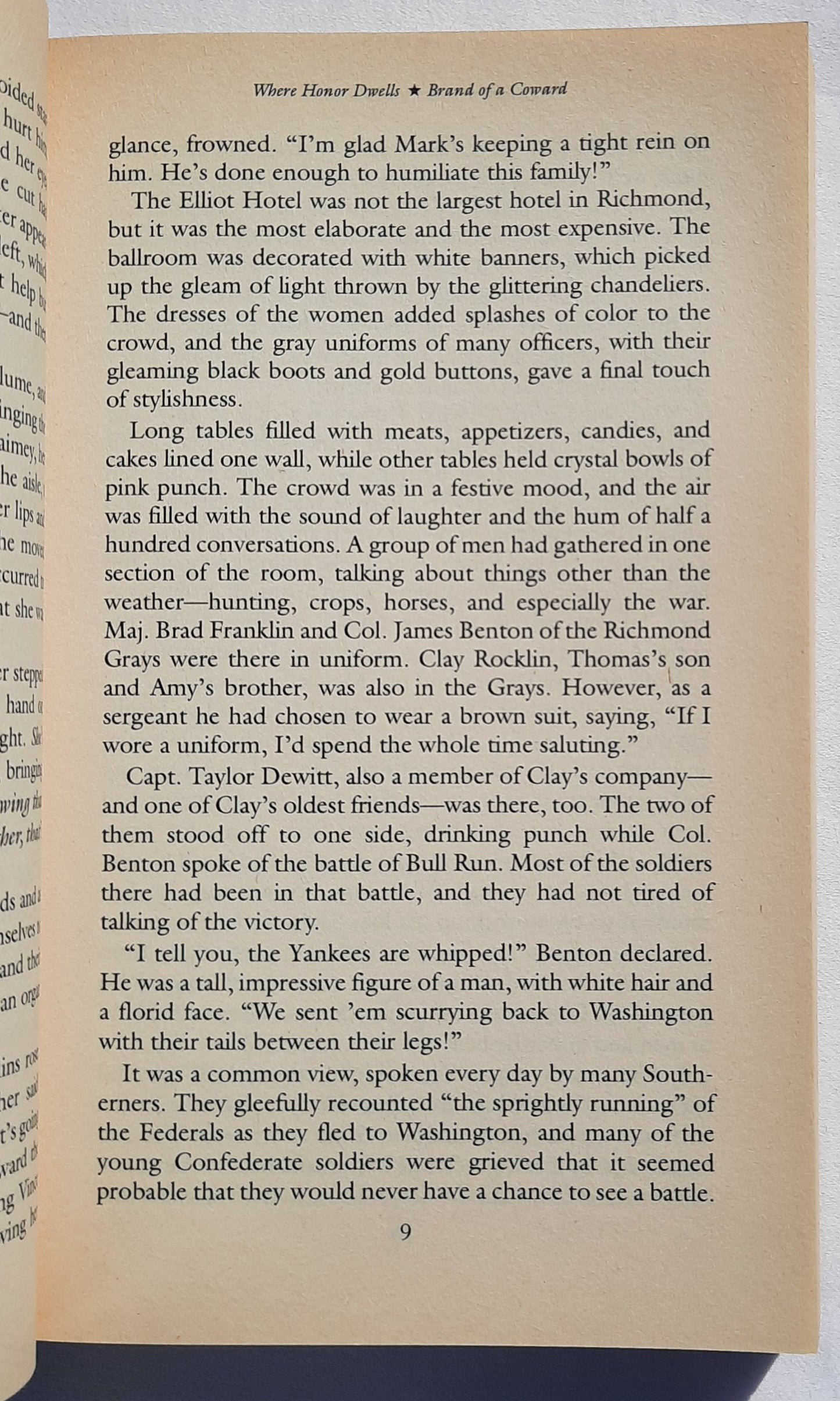 Where Honor Dwells by Gilbert Morris (Appomattox Saga #1, Good, 1993, Pbk, 355 pages, Tyndale House)