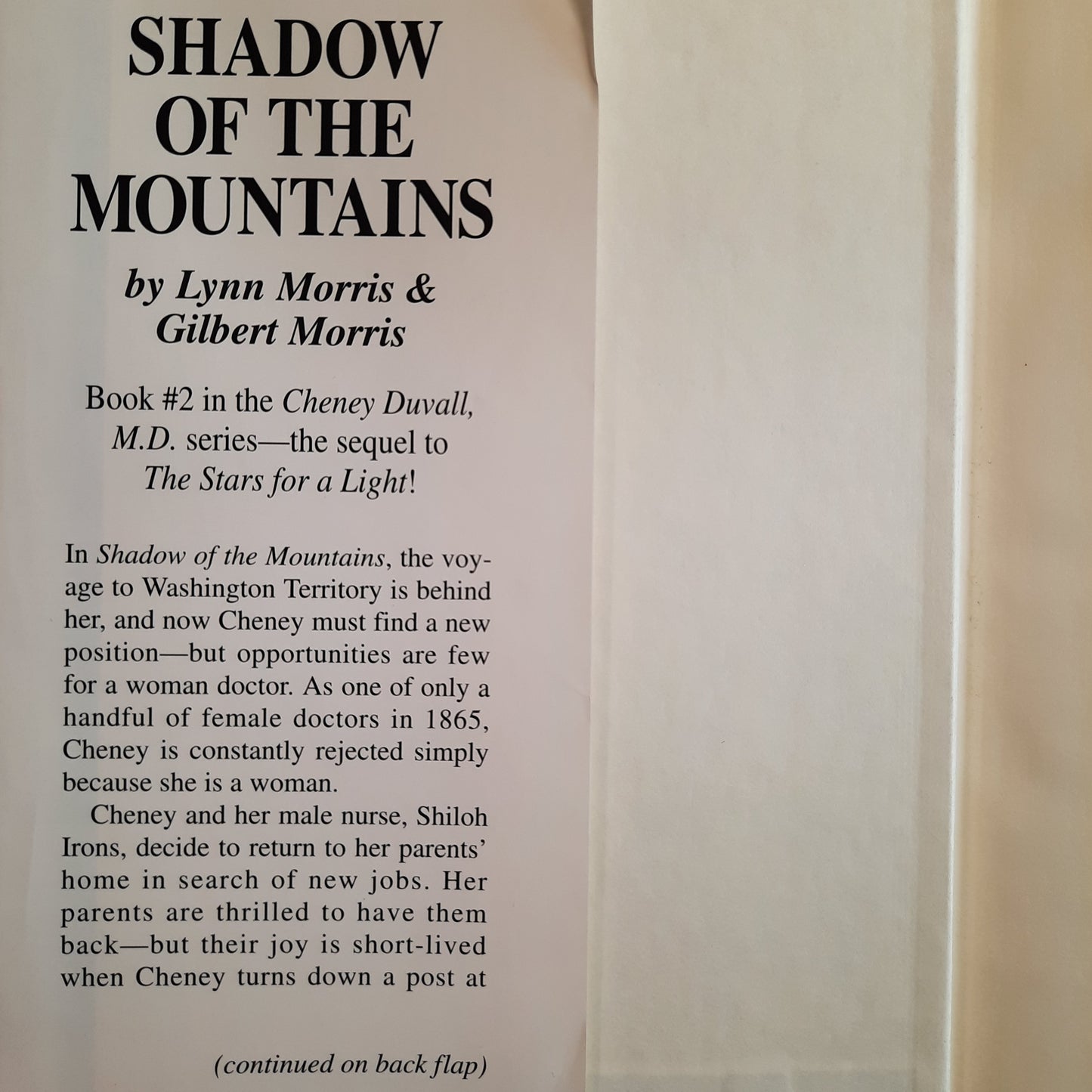 Shadow of the Mountains #2 by Lynn Morris; Gilbert Morris (Cheney Duvall, M.D., Very good, 1994, HC, 336 pages, Bethany House)