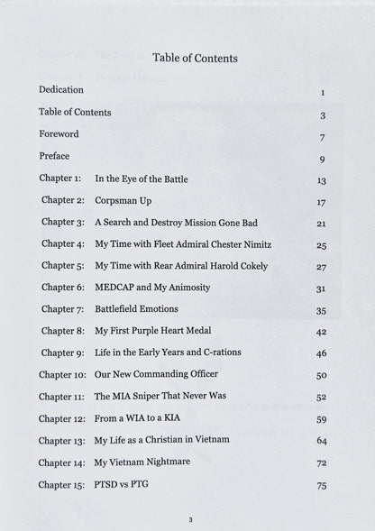 Marine Down, Corpsman Up! von HMCM Ronald "Doc" Mosbaugh, Retired (vom Autor signiert, Sehr gut, 2018, Pbk. 115 Seiten)