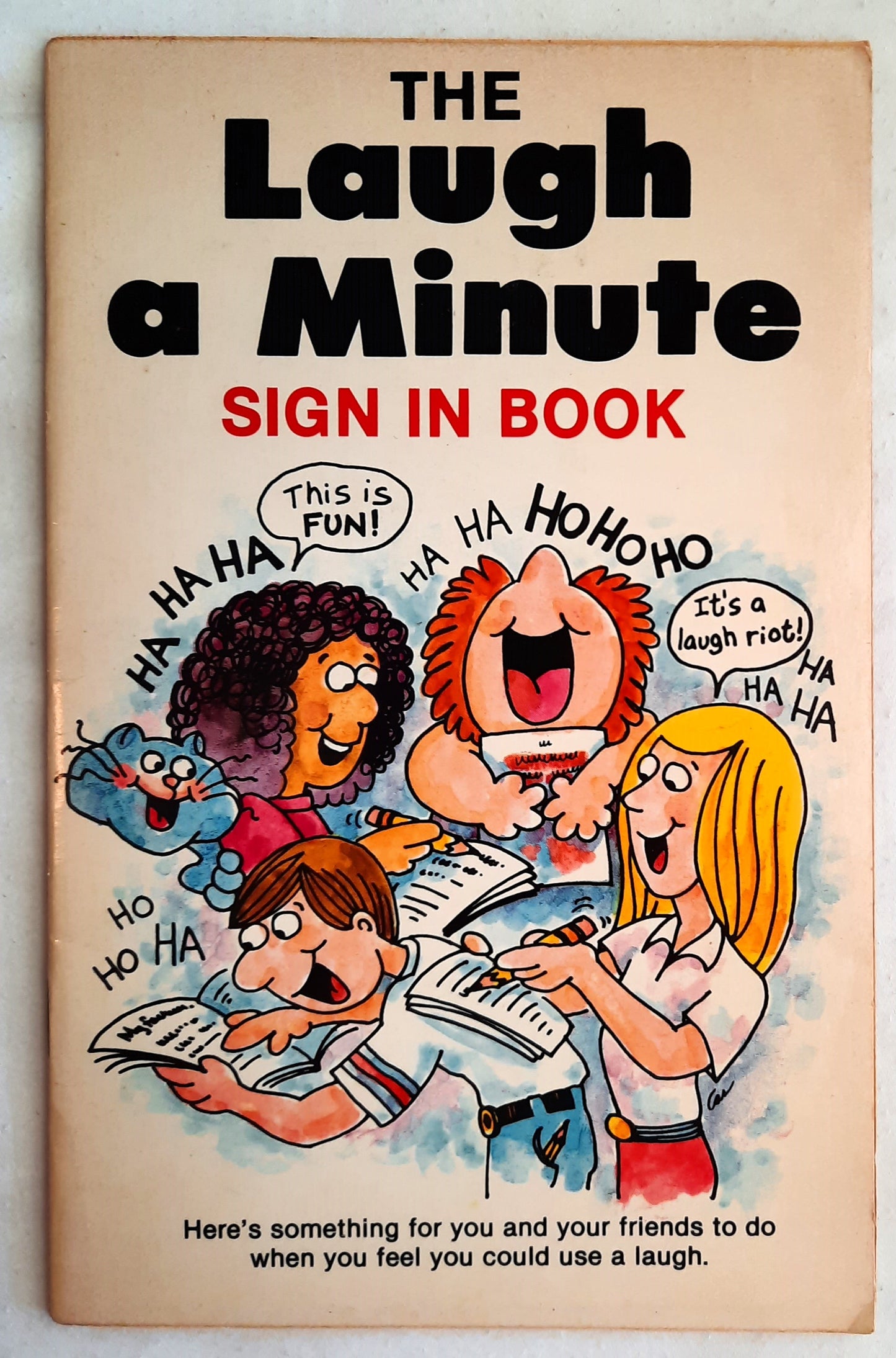 The Laugh a Minute Sign In Book von Marybeth Murasko (Gut, 1963, Tb., Watermill Press)