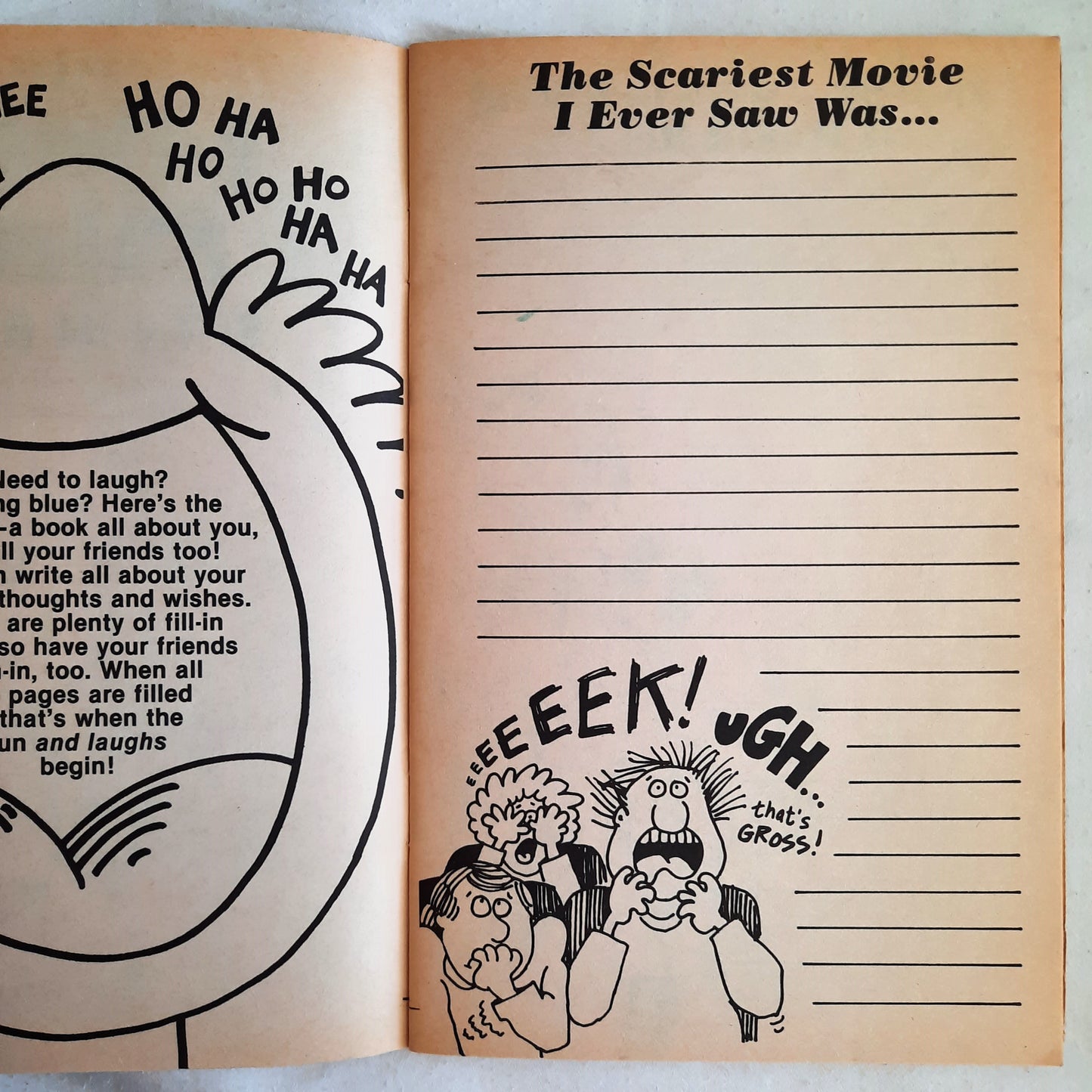 The Laugh a Minute Sign In Book von Marybeth Murasko (Gut, 1963, Tb., Watermill Press)