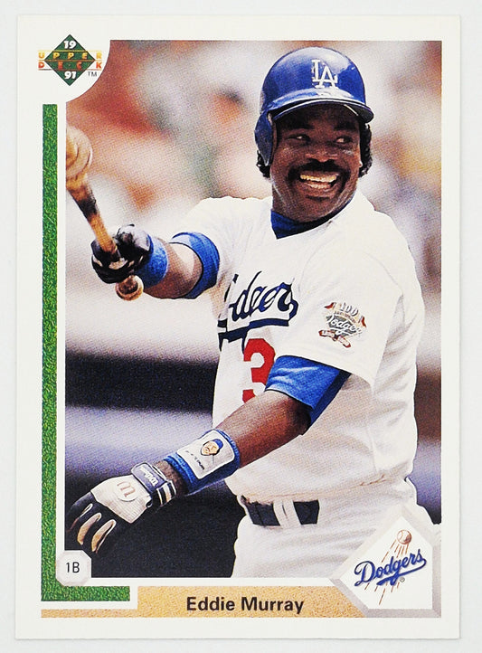 Murray Eddie LA Dodgers 1st Base #237 Upper Deck 1991 Baseball Card