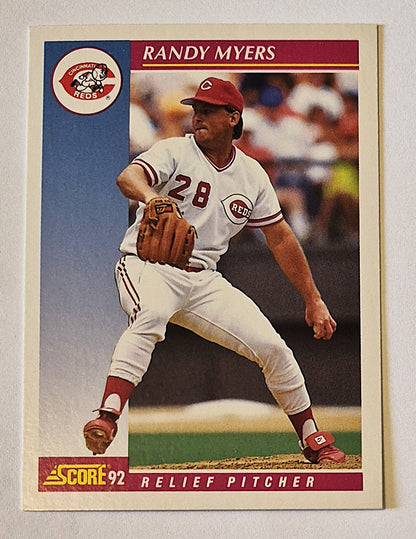 Myers Randy Chicago Red Sox Relief Pitcher #155 Score '92 Baseball Card