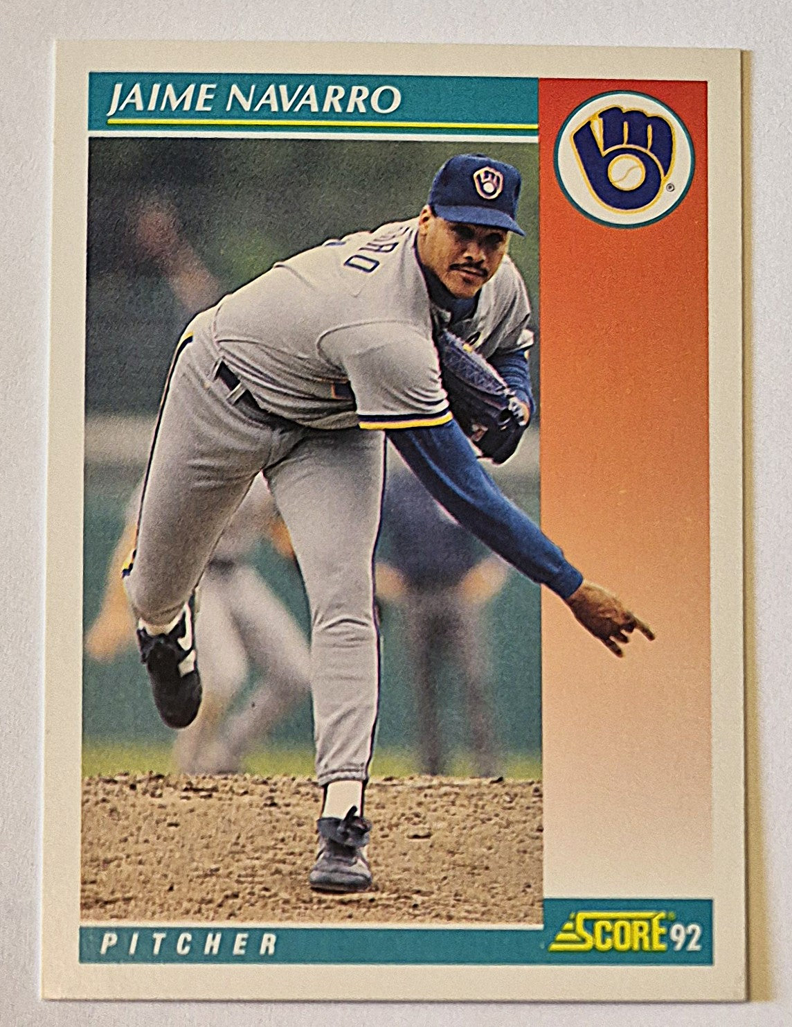 Navarro Jaime Seattle Mariners Pitcher #231 Score '92 Baseball Card