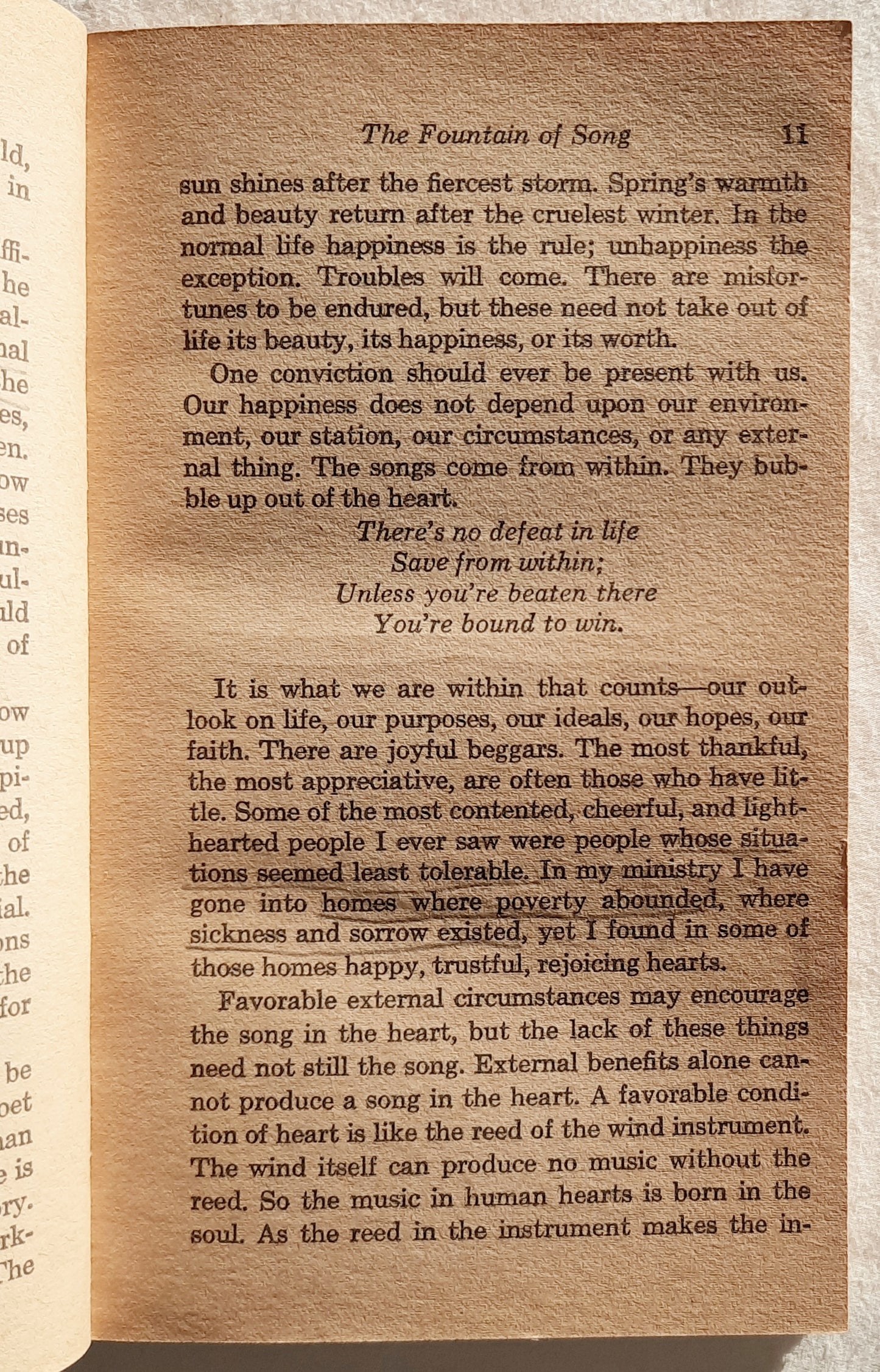 The Secret of the Singing Heart Revised and Abridged by C. W. Naylor (Good, 1974, PBK, 126 pages, Warner Press)