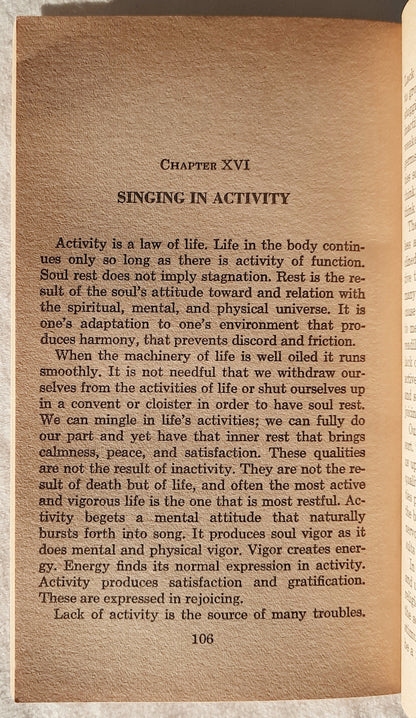 The Secret of the Singing Heart Revised and Abridged by C. W. Naylor (Good, 1974, PBK, 126 pages, Warner Press)