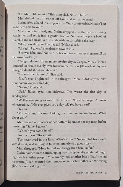 The Inn at Hidden Run by Olivia Newport (Tree of Life #1, New, 2019, Pbk, 255 pages, Barbour)