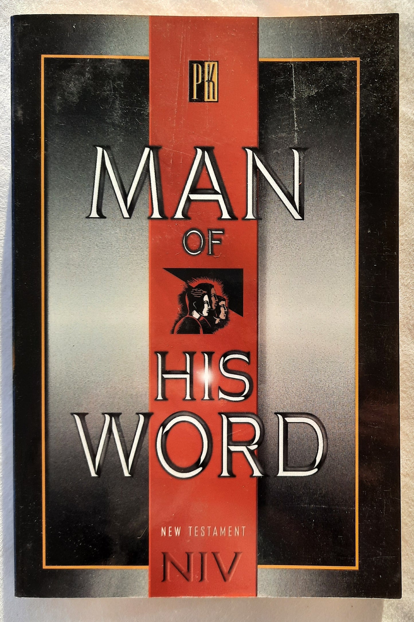 NIV PK Man of His Word New Testament Bible (Very good, 1996, Pbk, 308 pages, International Bible Society)