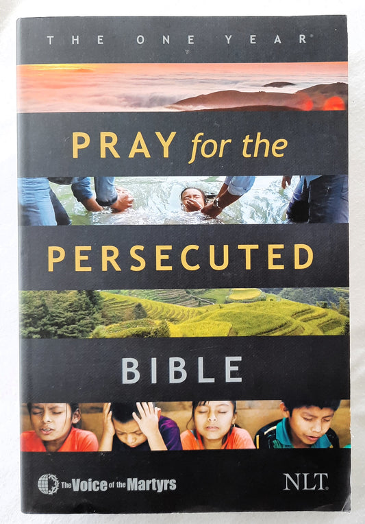 NLT The One Year Pray for the Persecuted Bible (New w/damage, 2021, PBK, 1184 pages, Tyndale House)