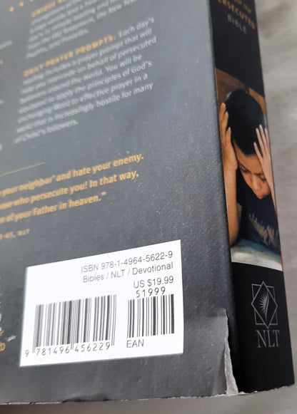 NLT The One Year Pray for the Persecuted Bible (New w/damage, 2021, PBK, 1184 pages, Tyndale House)