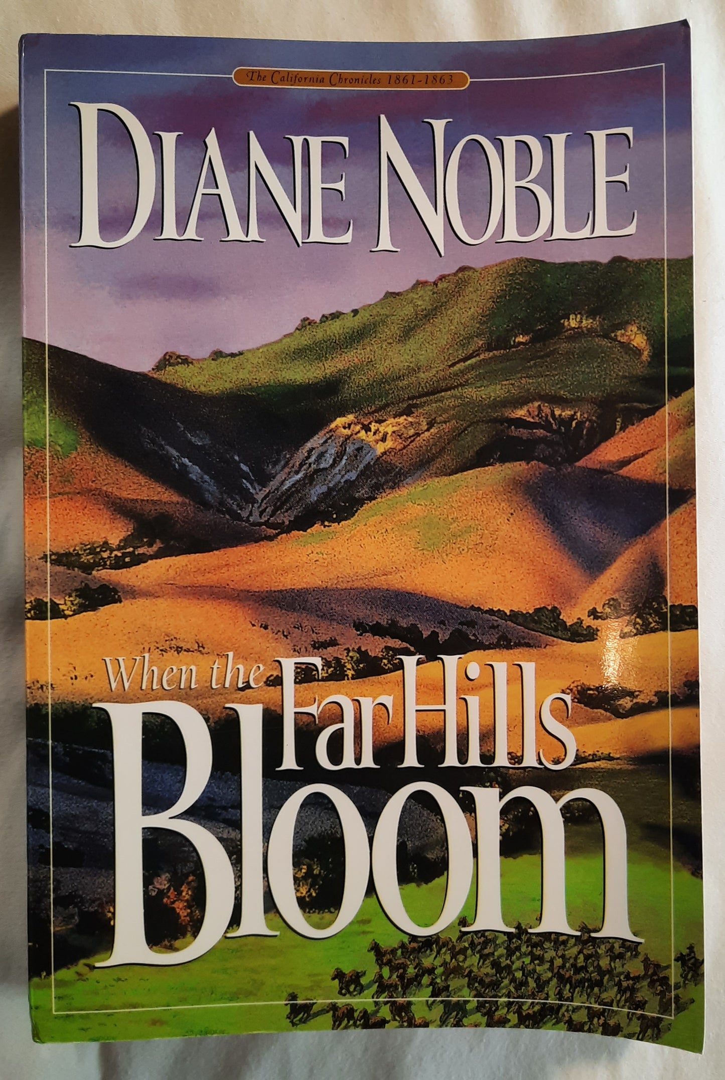 When the Far Hills Bloom #1 by Diane Noble (California Chronicles, Very good, 1999, PBk, 374 pages, WaterBrook Press)