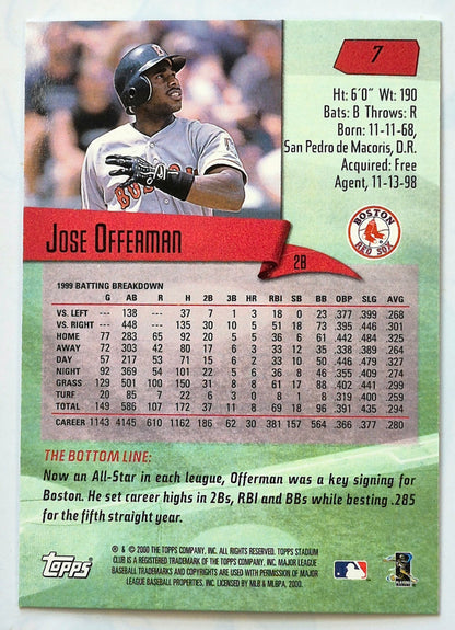TOPPS 2000 Stadium Club Miguel Cairo Tampa Bay Devil Rays #131 Baseballkarte TOPPS
