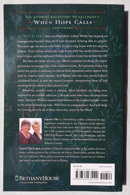 Sustaining Faith by Janette Oke; Laurel Oke Logan (When Hope Calls #2, New, 2021, Pbk, 325 pages, Bethany House)