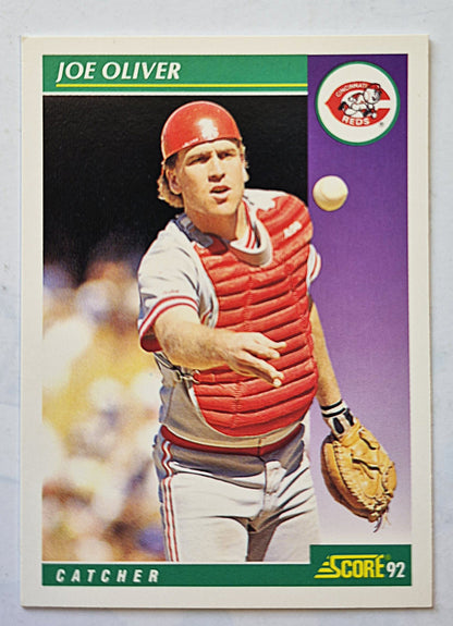 Bewertung: 92 Joe Oliver Cincinatti Reds Catcher #370 Baseballkarte Fast Neuwertig