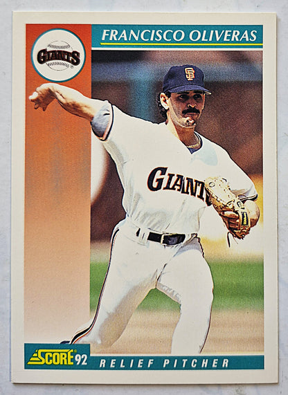 Bewertung '92 Julio Machado Milwaukee Brewers Relief Pitcher #353 Baseballkarte Nahezu Neuwertig