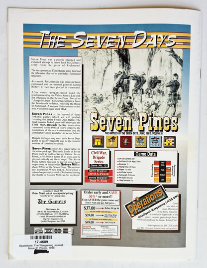 #89 Strategy & Tactics Sizilien: Das Rennen um Messina 10. Juli-17. Aug 1943 Nov/Dez 1981 (Gut, 60 Seiten, SPI)