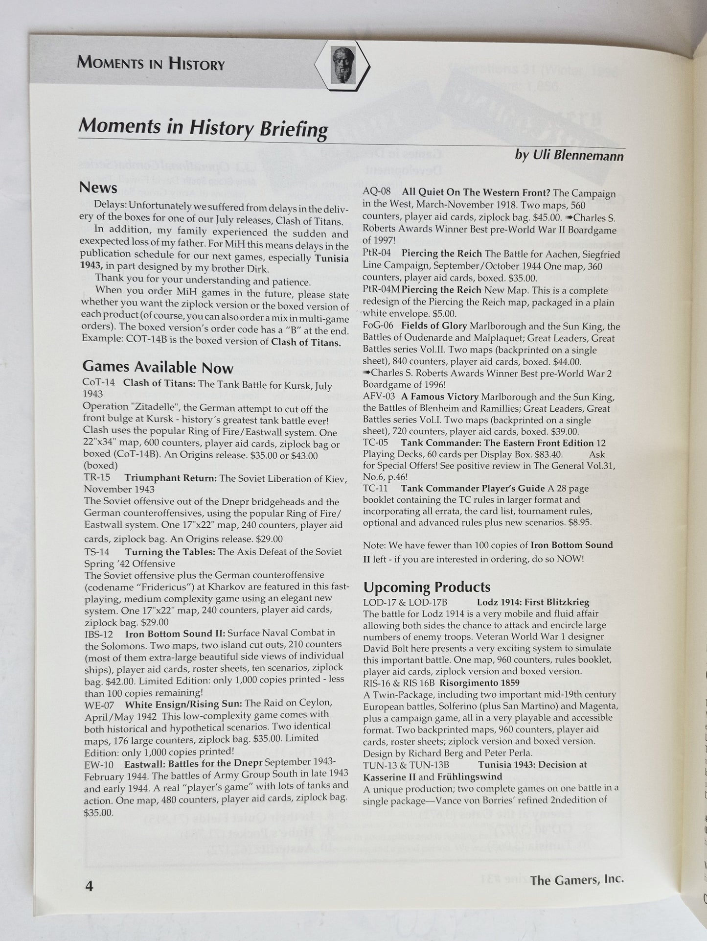 #89 Strategy & Tactics Sizilien: Das Rennen um Messina 10. Juli-17. Aug 1943 Nov/Dez 1981 (Gut, 60 Seiten, SPI)