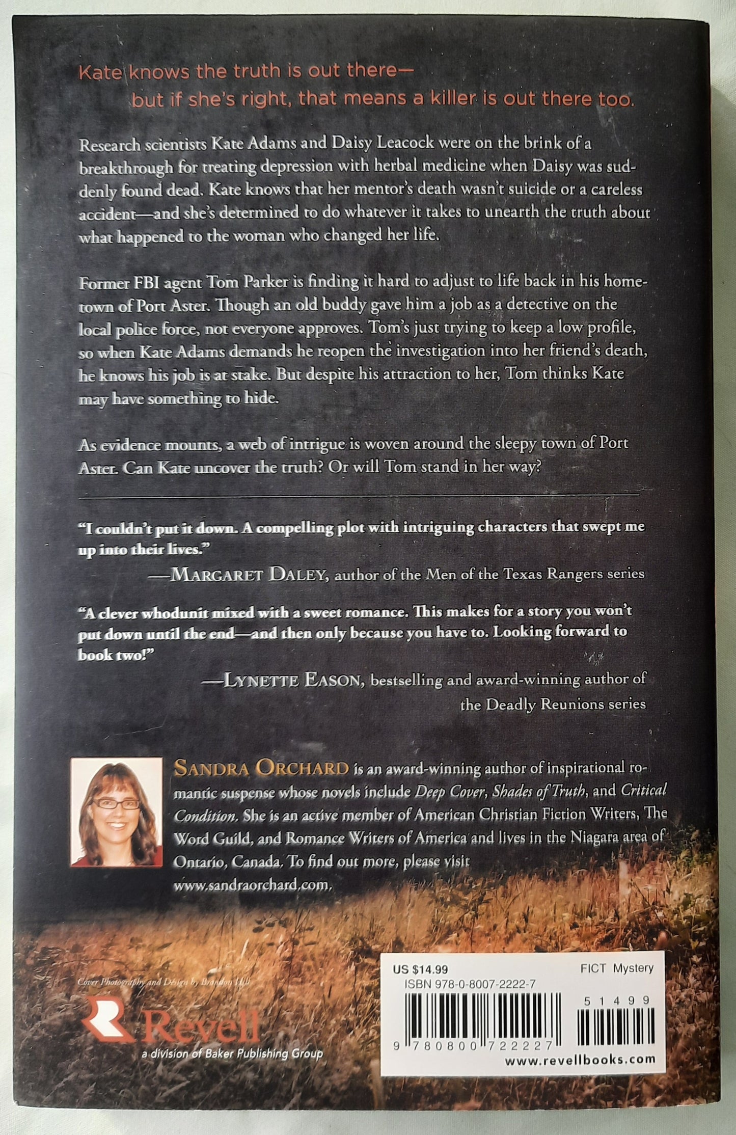 Deadly Devotion by Sandra Orchard (Port Aster Secrets #1, Very good, 2013, Pbk, 374 pages, Revell)