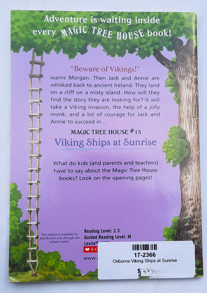 Magic Tree House #15 Viking Ships at Sunrise by Mary Pope Osborne (Good, 1999, PBk, 73 pages)
