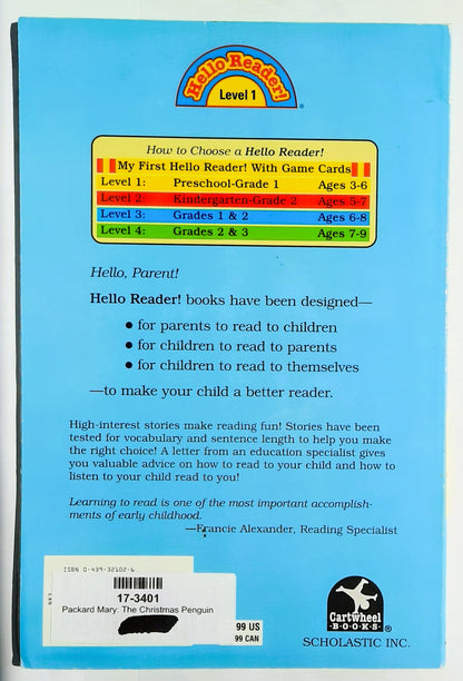 The Christmas Penguin by Mary Packard (Very good, 2001, Pbk, 32 pages, Scholastic)