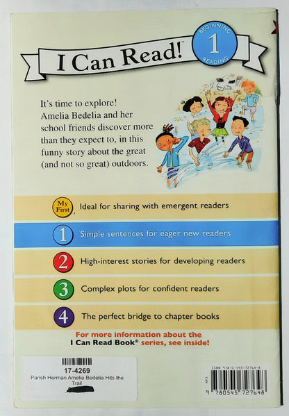 Amelia Bedelia Hits the Trail by Herman Parish (Very good, 2014, Pbk, 32 pages, Scholastic)