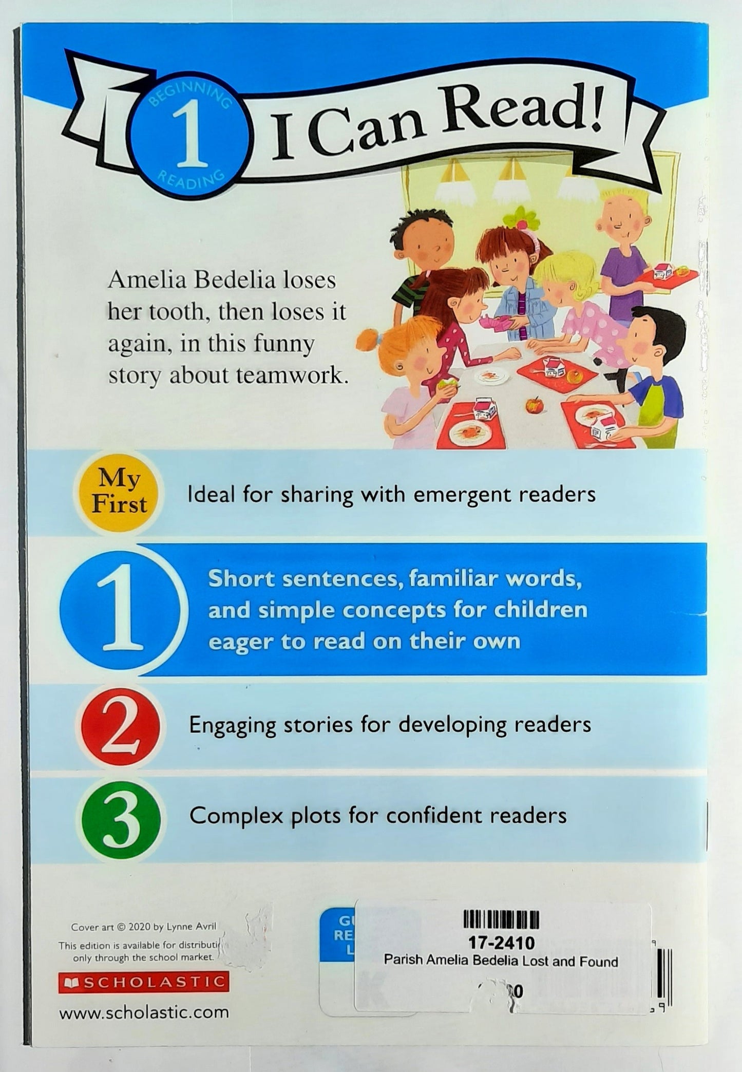 Amelia Bedelia Lost and Found by Herman Parish (New, 2021, PBk, 32 pages, Scholastic)