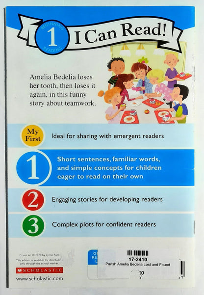 Amelia Bedelia Lost and Found by Herman Parish (New, 2021, PBk, 32 pages, Scholastic)