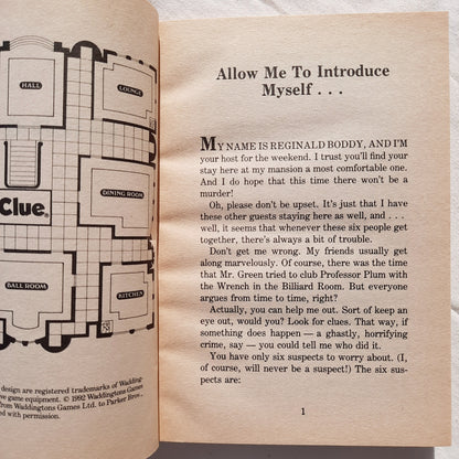Clue: Who Killed Mr. Boddy by Eric Weiner (Good, 1992, Pbk, 102 pgs, Scholastic)