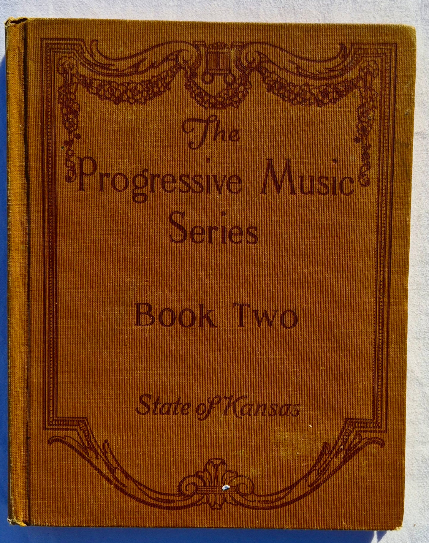 The Progressive Music Series: Book Two by Horatio Parker (Good, 1920, HC, 192 pages, State of Kansas )