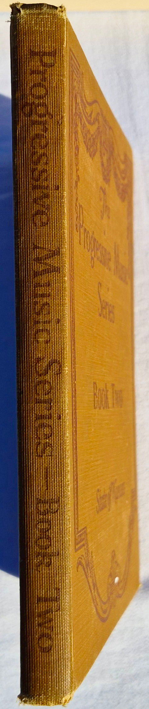 The Progressive Music Series: Book Two by Horatio Parker (Good, 1920, HC, 192 pages, State of Kansas )