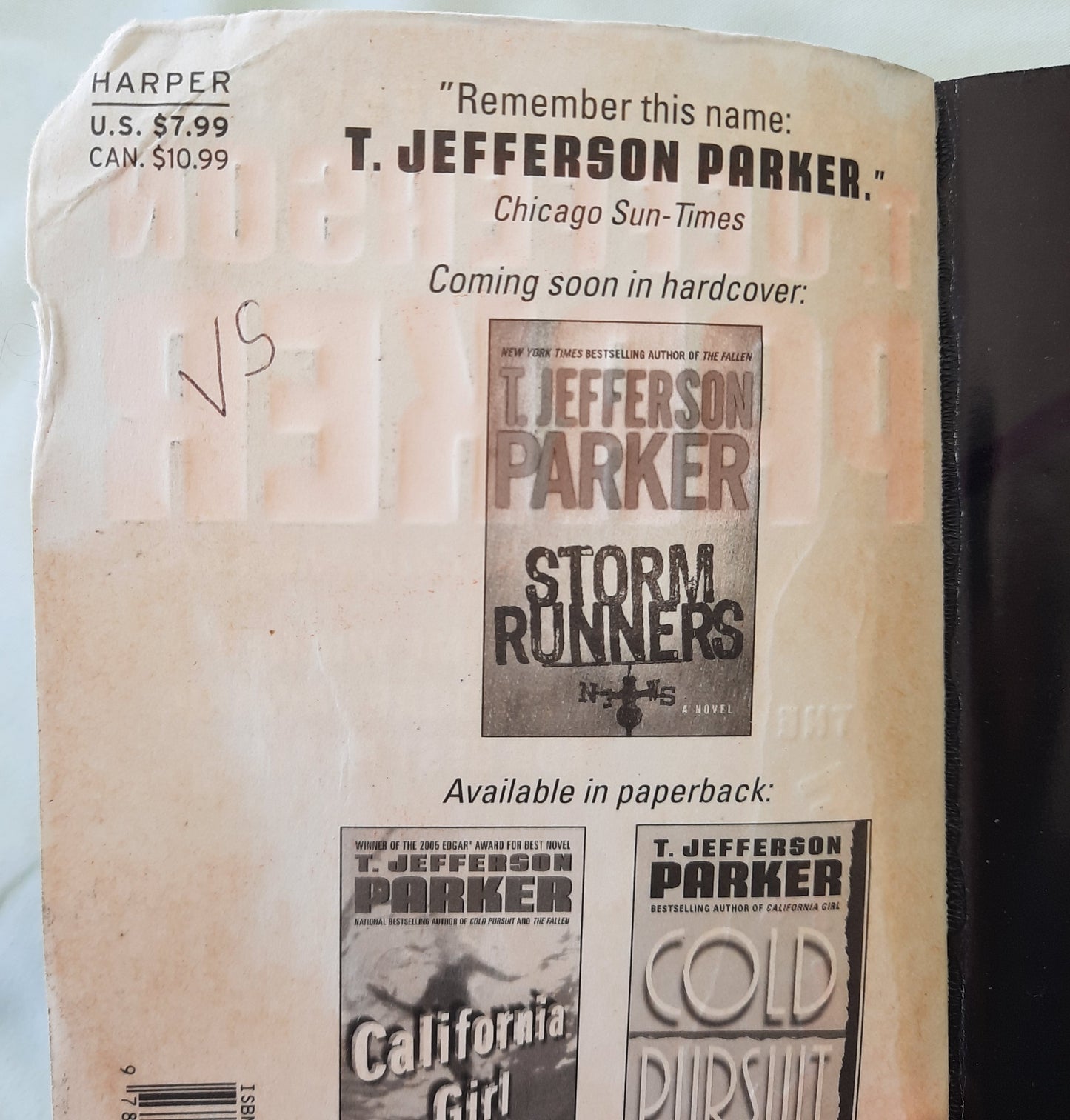 The Fallen by T. Jefferson Parker (Good, 2006, Pbk, 387 pages, HarperCollins)