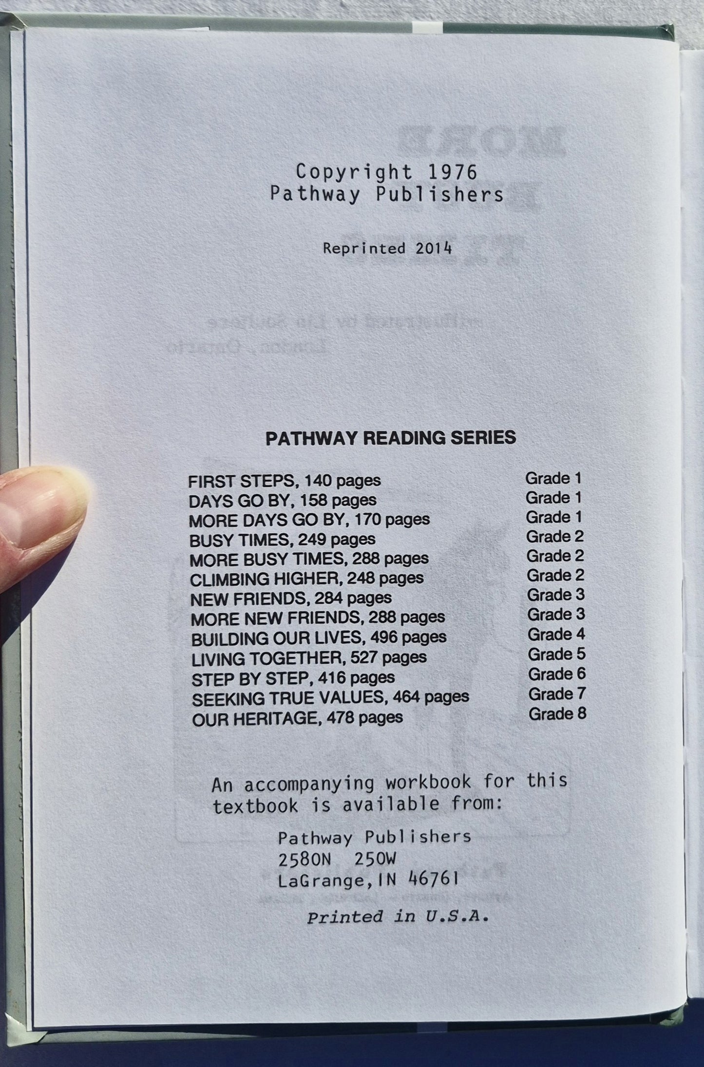 More Busy Times Reader von Pathway Publishers (Sehr gut, 2014, gebunden, 288 Seiten)
