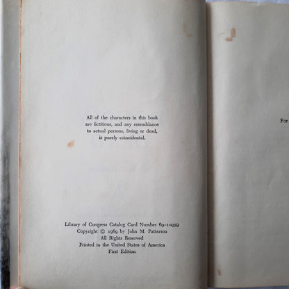 Doubly Dead by John M. Patterson (Acceptable, 1969, HC, 192 pages, Doubleday & Co.)