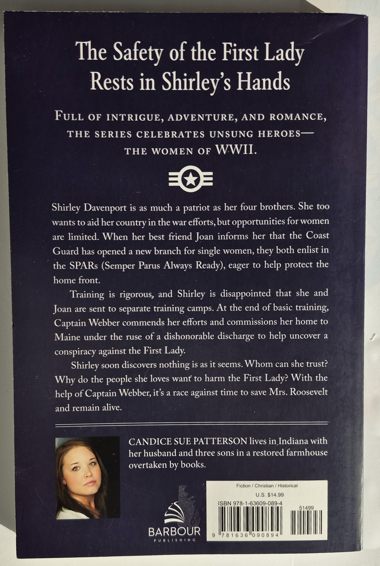 Saving Mrs. Roosevelt von Candice Sue Patterson (Heroines of WWII, Neu, 2021, Pbk, 256 S., Barbour Books)