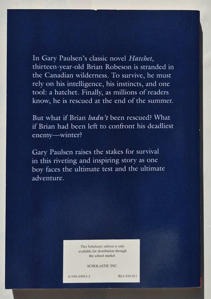 Brian's Winter by Gary Paulsen (Brian's Saga #3, New, 1998, Pbk, 133 pages, Scholastic)