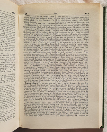 Peloubet's Bible Dictionary by F. N. Peloubet; Alice Adams (Very good, 1967, HC, 820 pages, Zondervan)