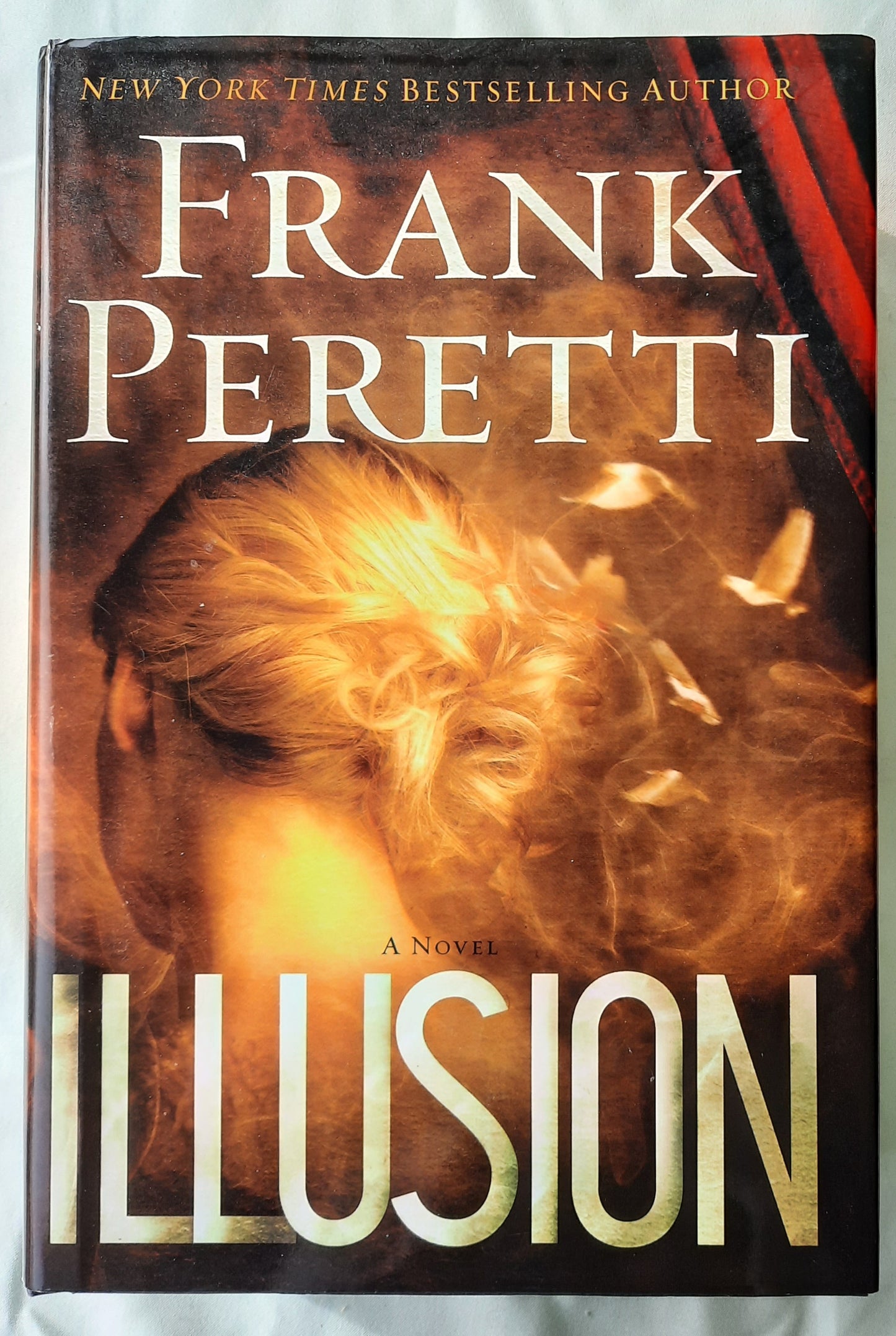 Illusion by Frank Peretti (Very good, 2012, HC, 740 pages, Doubleday Large Print)