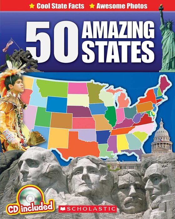 50 Amazing States by John Perritano (Very good, Pbk, Scholastic, 2009)